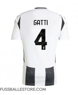 Günstige Juventus Federico Gatti #4 Heimtrikot 2024-25 Kurzarm